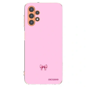 Picasee silikonový průhledný obal pro Samsung Galaxy A13 5G - Blush bow
