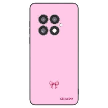 Picasee silikonový černý obal pro OnePlus 13 5G - Blush bow