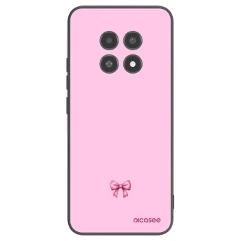 Picasee silikonový černý obal pro Realme 12X - Blush bow