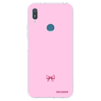 Picasee silikonový průhledný obal pro Huawei Y6 2019 - Blush bow