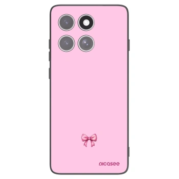 Picasee silikonový černý obal pro Motorola Edge 60 Pro - Blush bow
