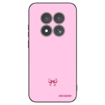 Picasee silikonový černý obal pro Xiaomi Redmi Note 15 Pro 4G - Blush bow