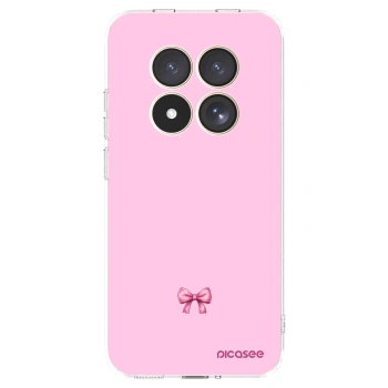 Picasee silikonový průhledný obal pro Xiaomi Redmi Note 15 Pro 4G - Blush bow