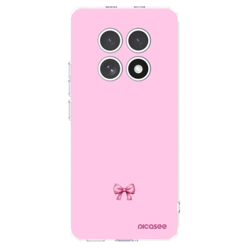 Picasee silikonový průhledný obal pro Xiaomi Redmi Note 15 - Blush bow
