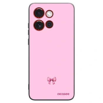 Picasee silikonový černý obal pro Motorola Edge 60 Neo 5G - Blush bow