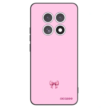 Picasee silikonový černý obal pro Xiaomi Redmi Note 15 5G - Blush bow