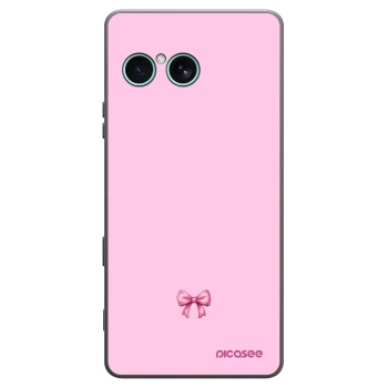 Picasee silikonový černý obal pro Sony Xperia 10 VII - Blush bow