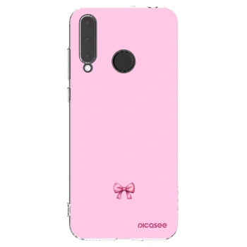 Picasee silikonový průhledný obal pro Honor 20 Lite - Blush bow