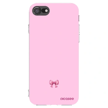 Picasee silikonový průhledný obal pro Apple iPhone 8 - Blush bow