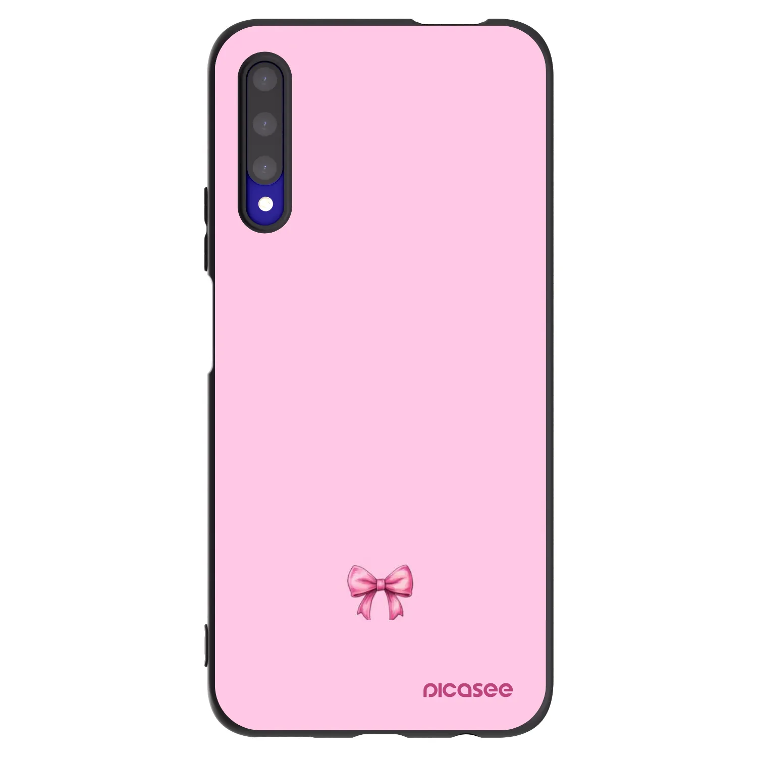 Picasee silikonový černý obal pro Honor 9X Pro - Blush bow