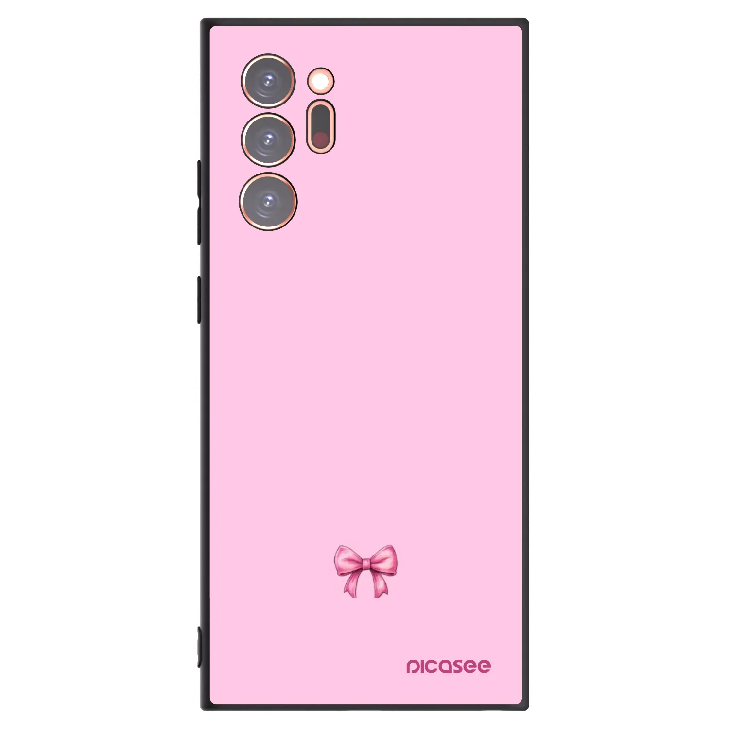 Picasee silikonový černý obal pro Samsung Galaxy Note 20 Ultra - Blush bow