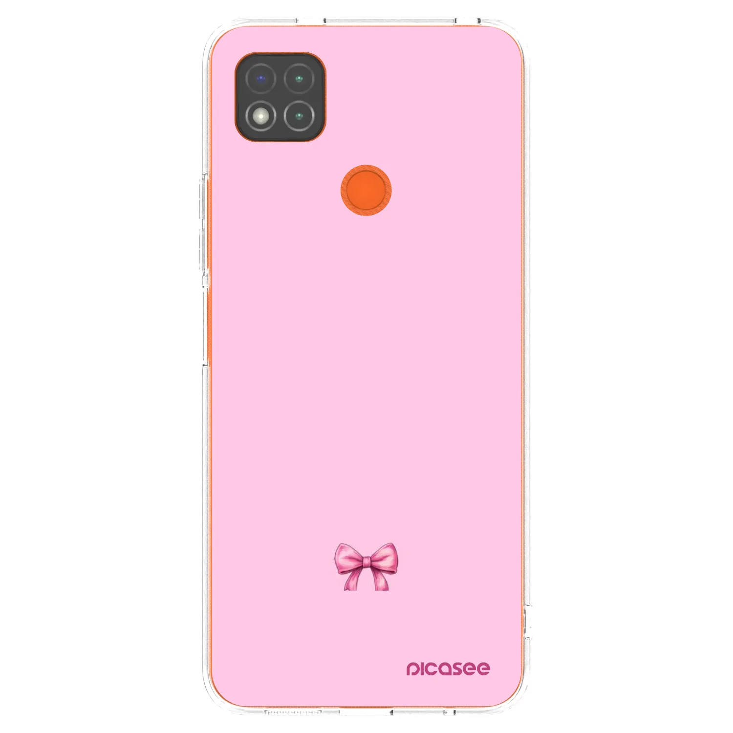 Picasee silikonový průhledný obal pro Xiaomi Redmi 9C - Blush bow