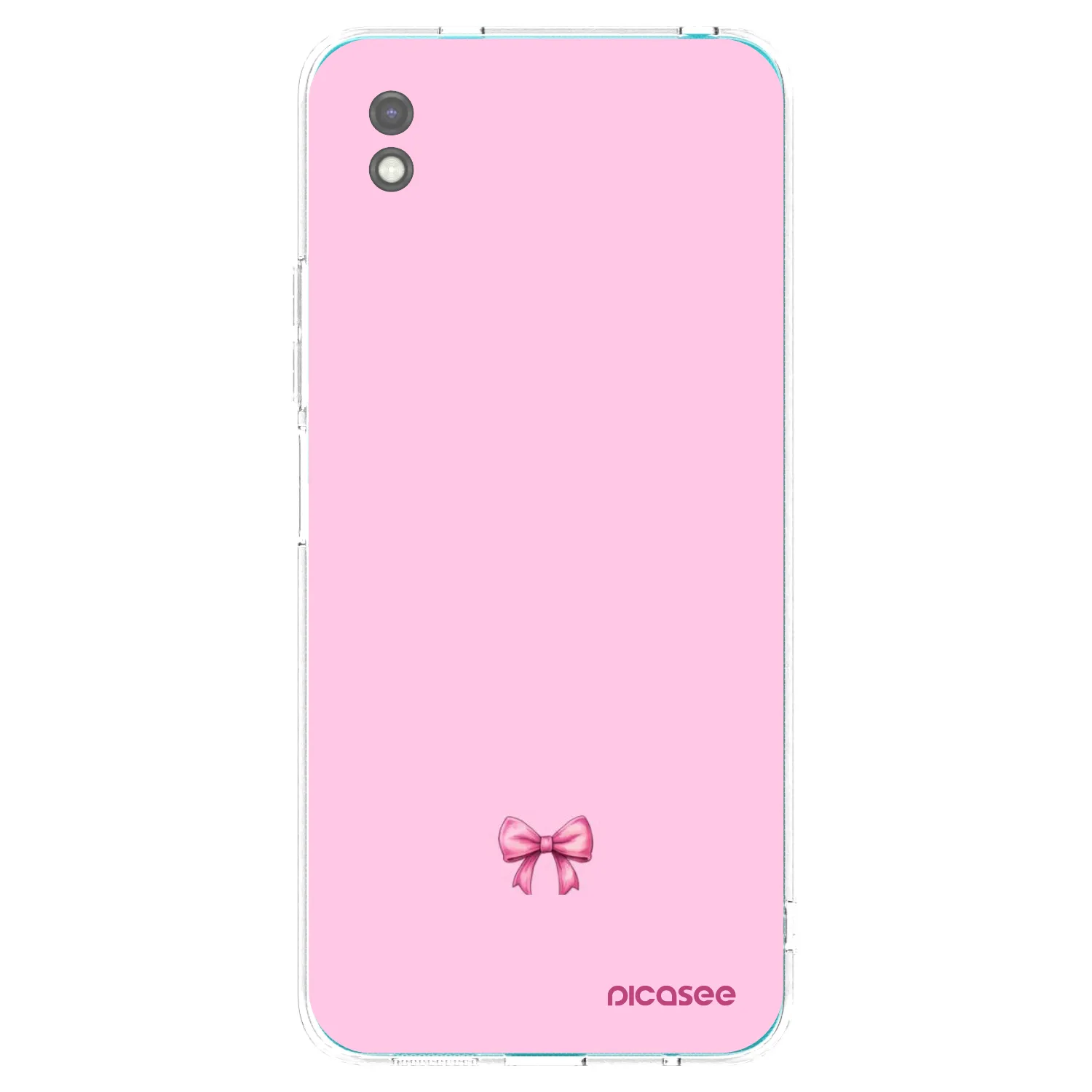 Picasee silikonový černý obal pro Xiaomi Redmi 9A - Blush bow
