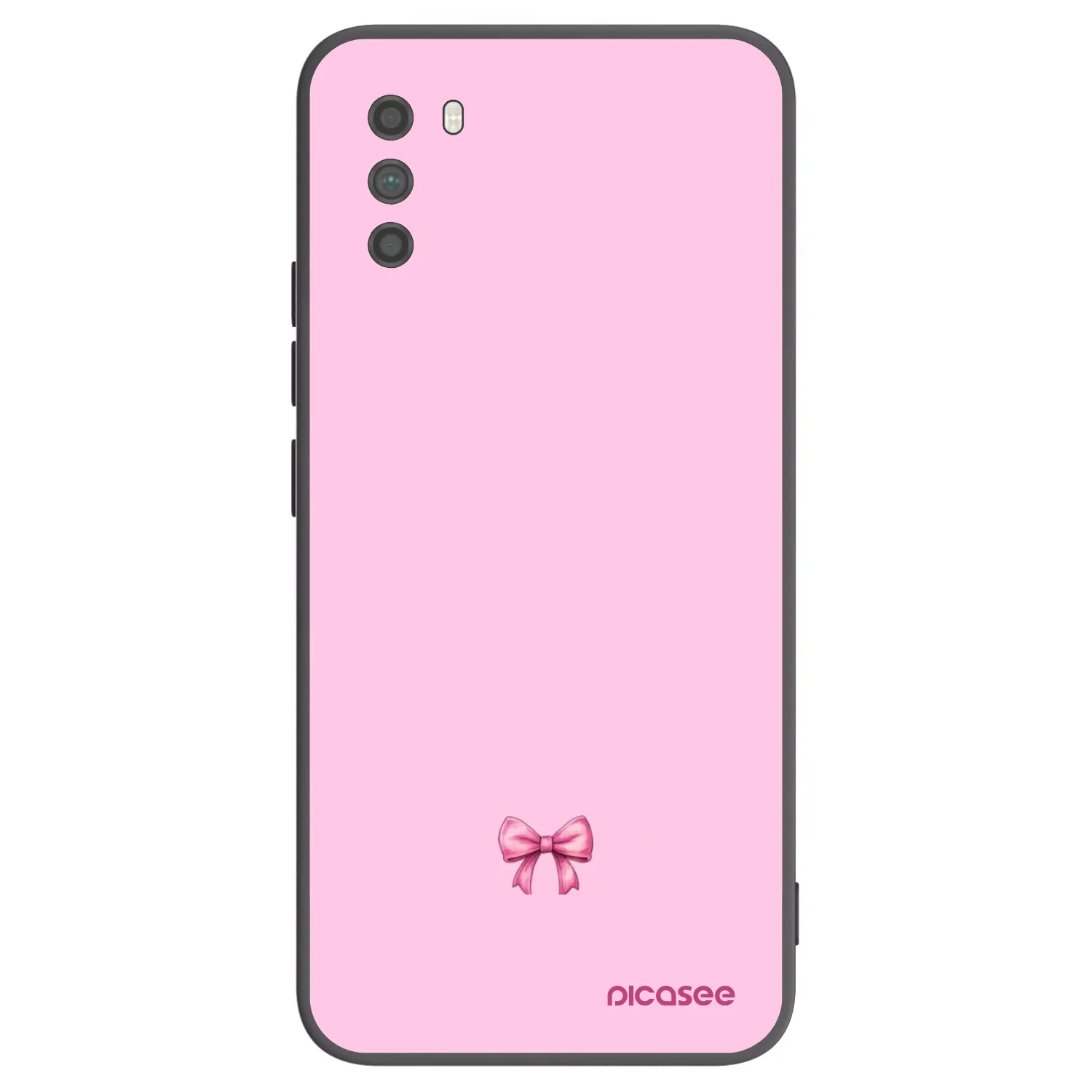 Picasee silikonový černý obal pro Xiaomi Poco M3 - Blush bow