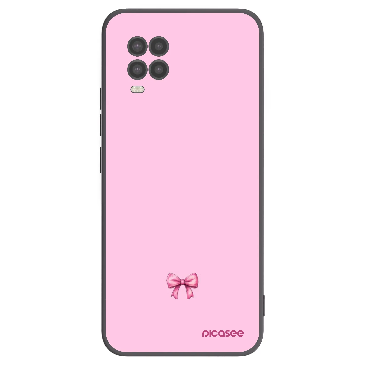 Picasee silikonový černý obal pro Xiaomi Mi 10 Lite - Blush bow