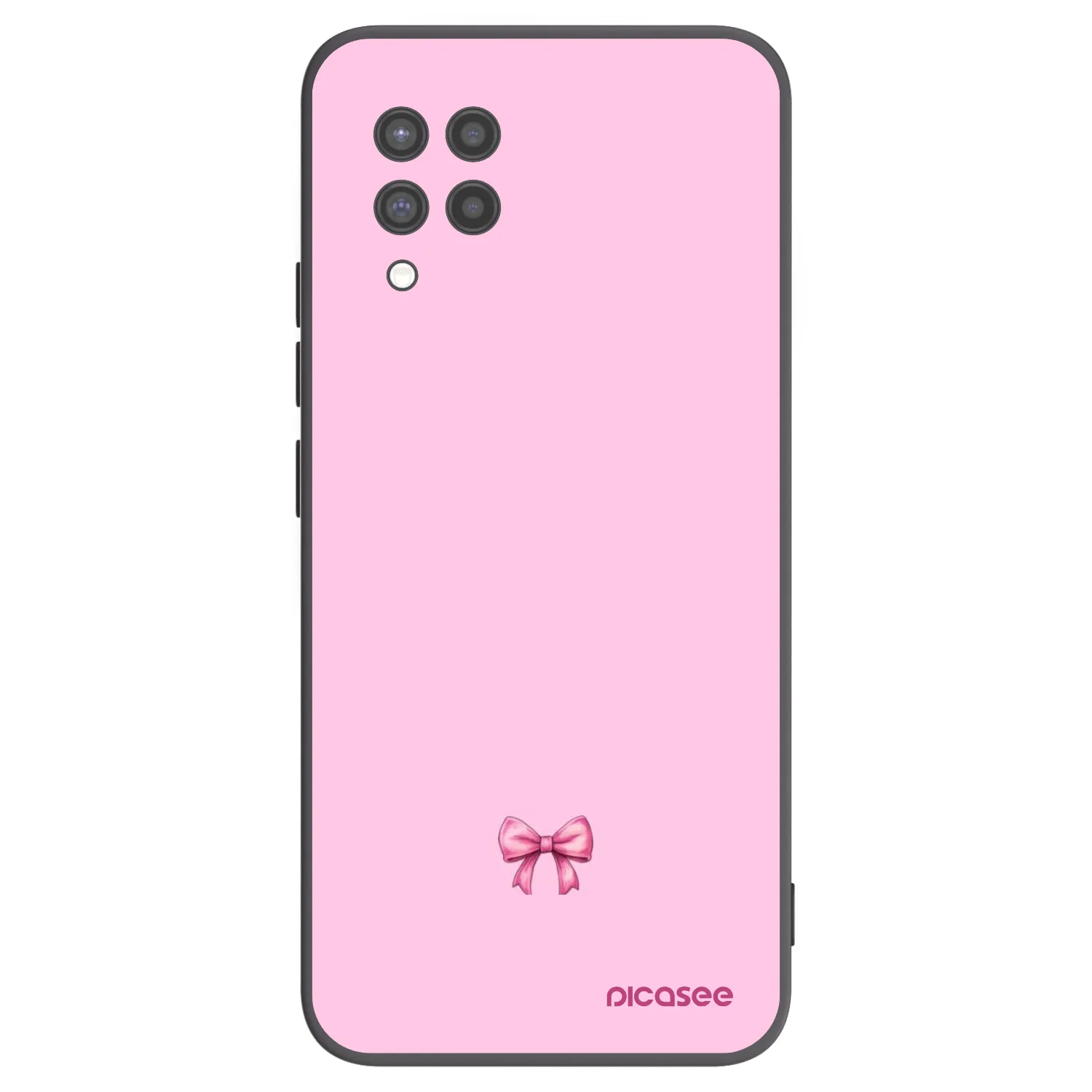 Picasee silikonový černý obal pro Samsung Galaxy A42 A426B - Blush bow