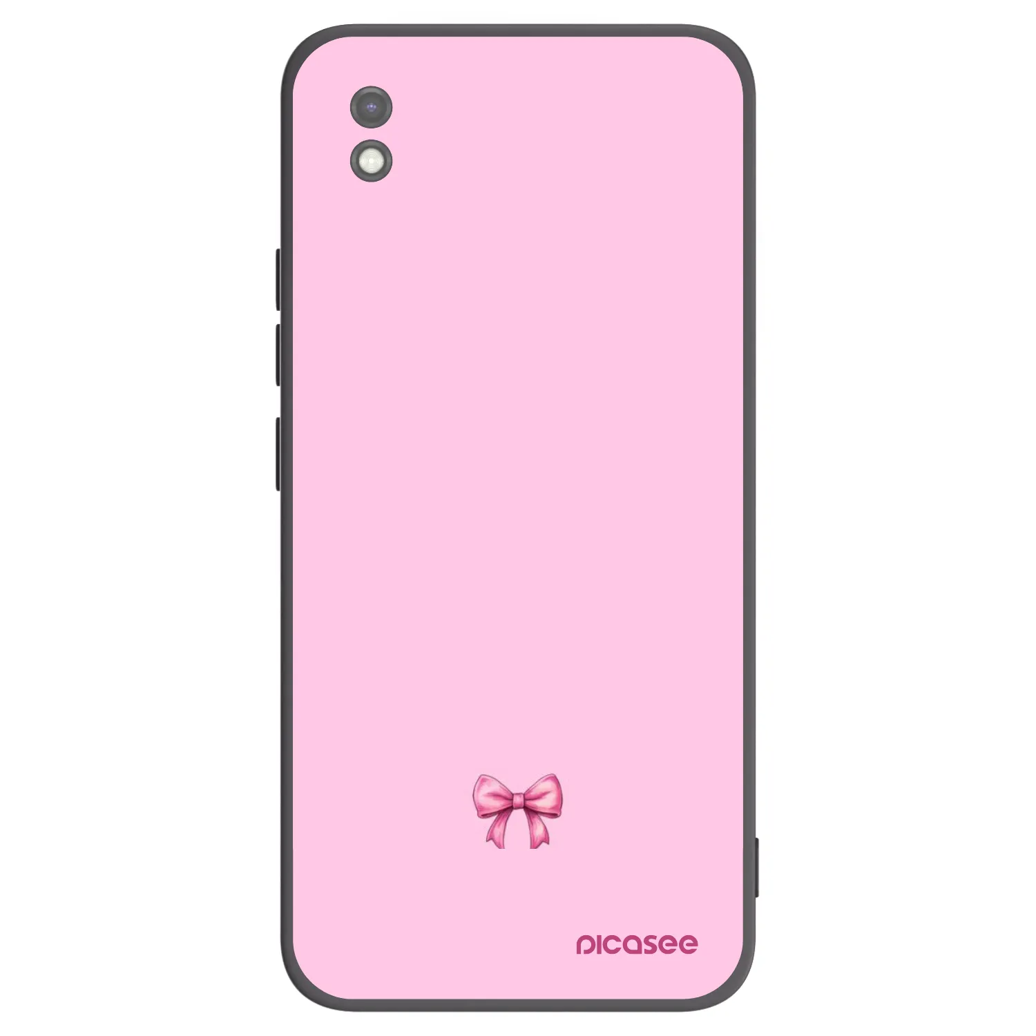 Picasee silikonový černý obal pro Xiaomi Redmi 9AT - Blush bow