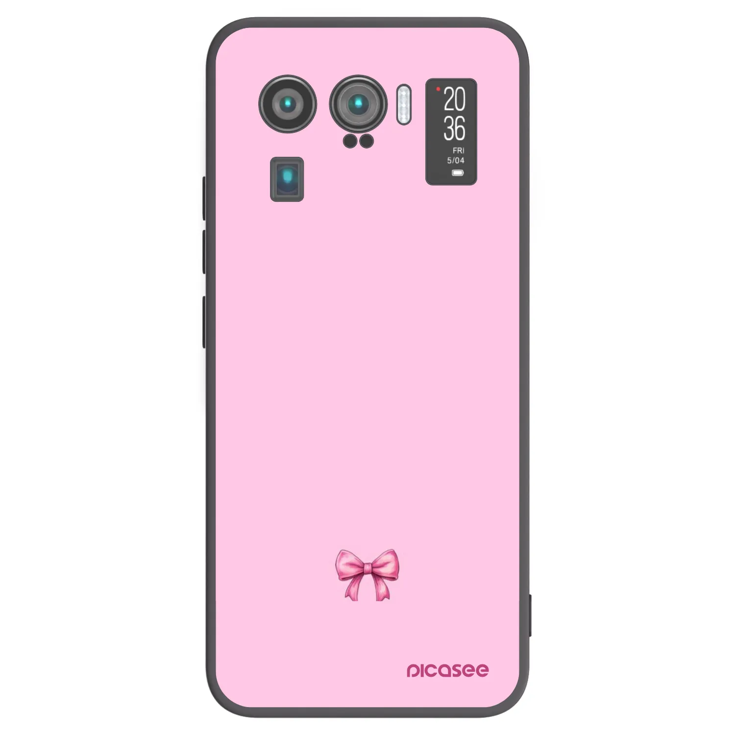 Picasee silikonový černý obal pro Xiaomi Mi 11 Ultra - Blush bow
