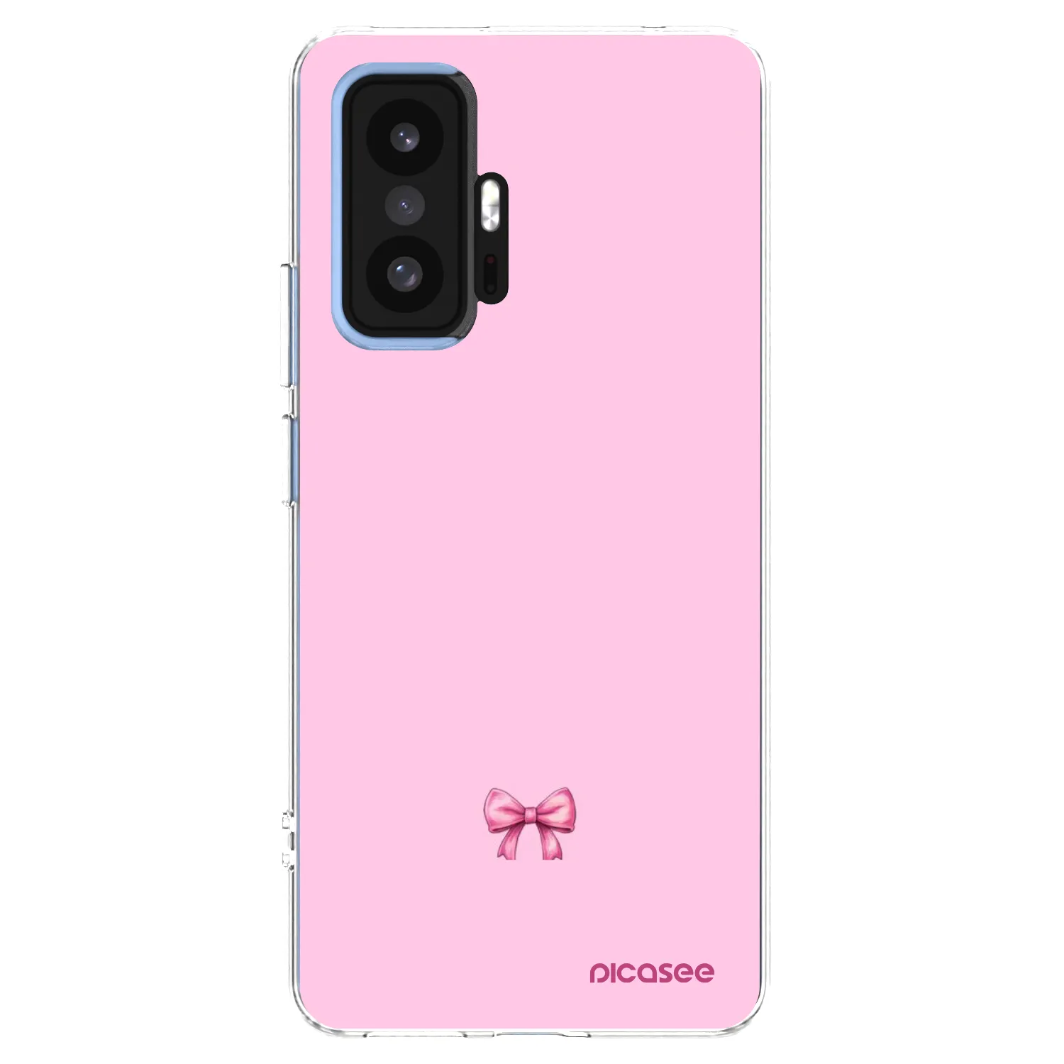 Picasee silikonový průhledný obal pro Xiaomi 11T Pro - Blush bow
