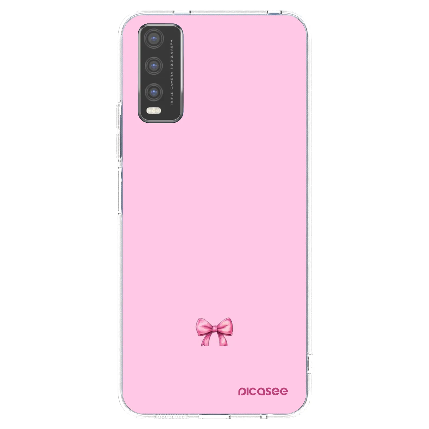 Picasee silikonový průhledný obal pro Vivo Y20s - Blush bow