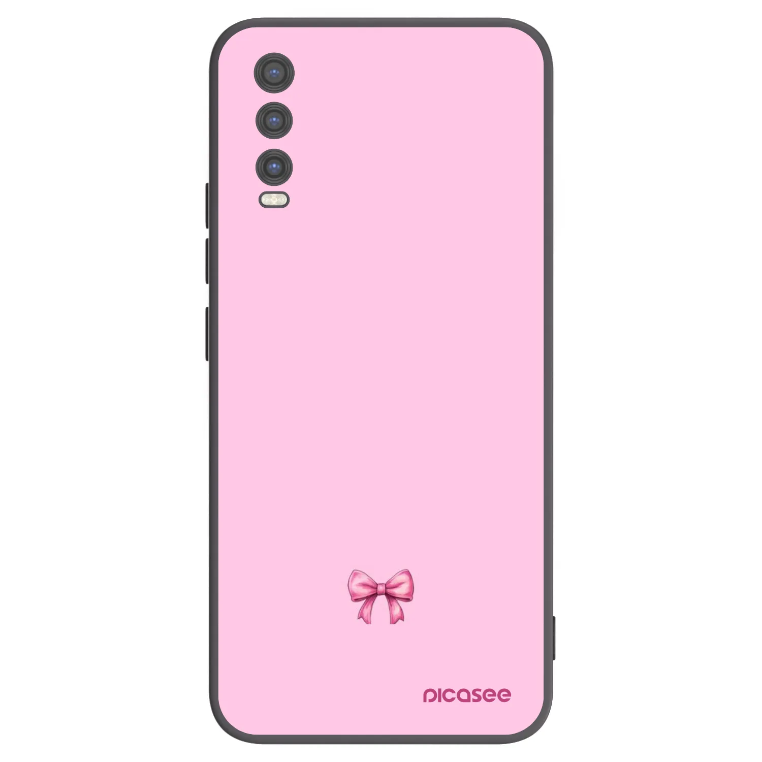 Picasee silikonový černý obal pro Vivo Y20s - Blush bow