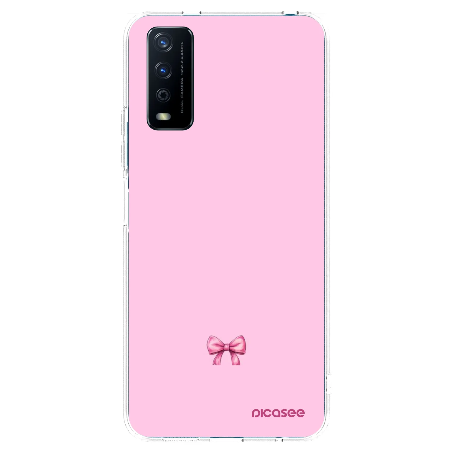 Picasee silikonový průhledný obal pro Vivo Y11s - Blush bow