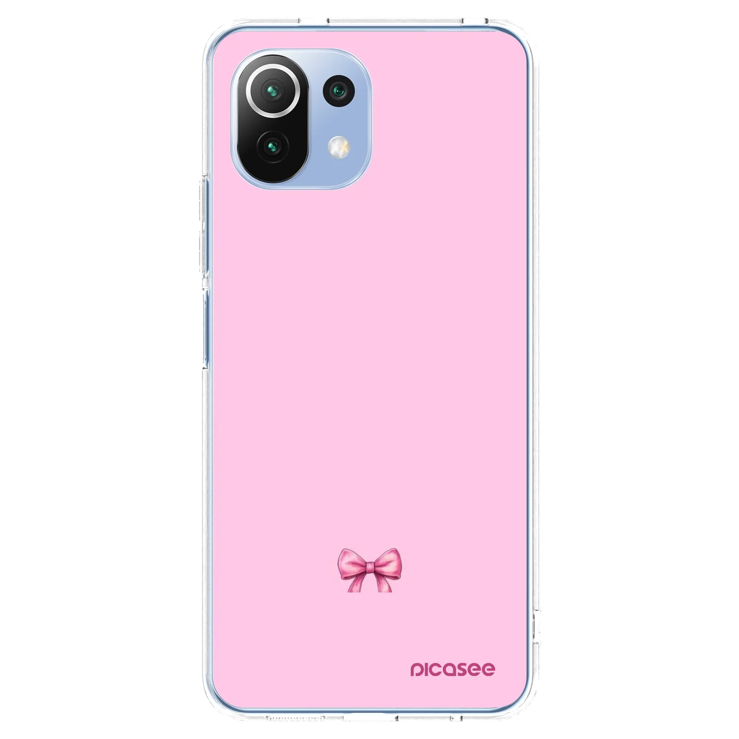 Picasee silikonový průhledný obal pro Xiaomi 11 Lite 5G NE - Blush bow