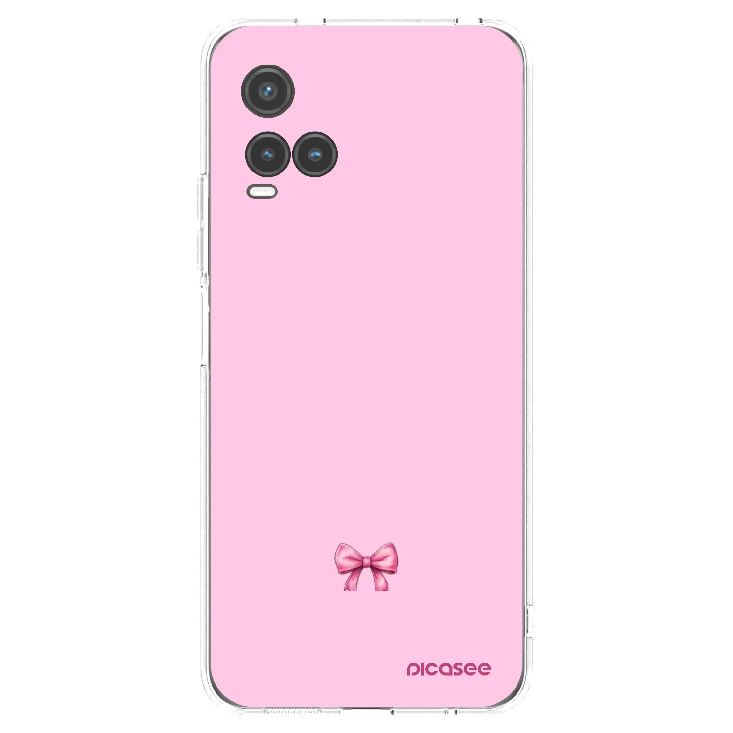 Picasee silikonový průhledný obal pro Vivo Y33s - Blush bow