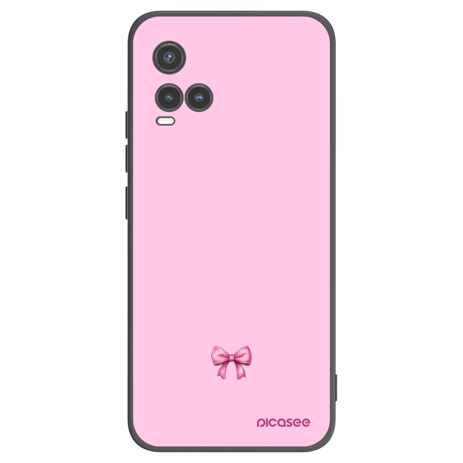 Picasee silikonový černý obal pro Vivo Y33s - Blush bow