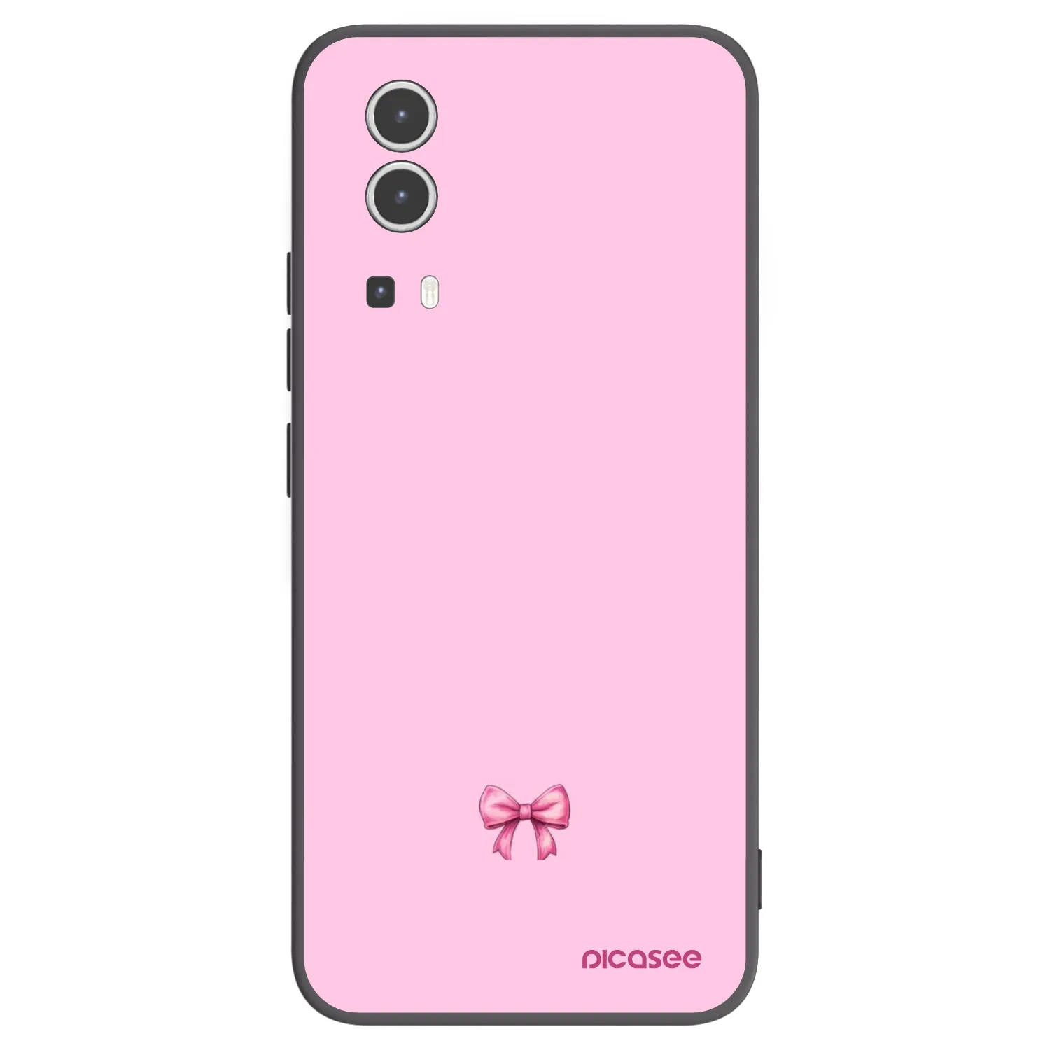 Picasee silikonový černý obal pro Vivo Y72 5G - Blush bow