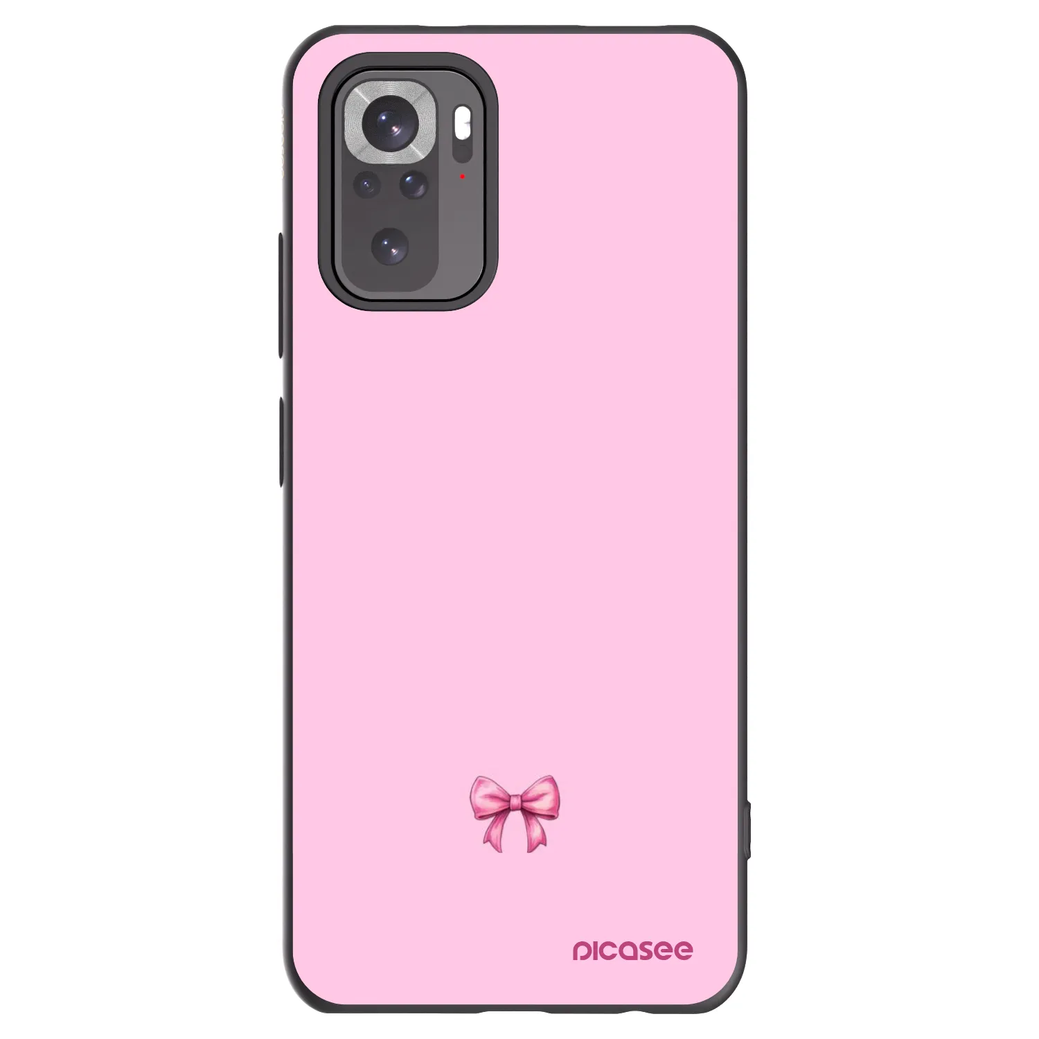 Picasee silikonový černý obal pro Xiaomi Redmi Note 11S 4G - Blush bow