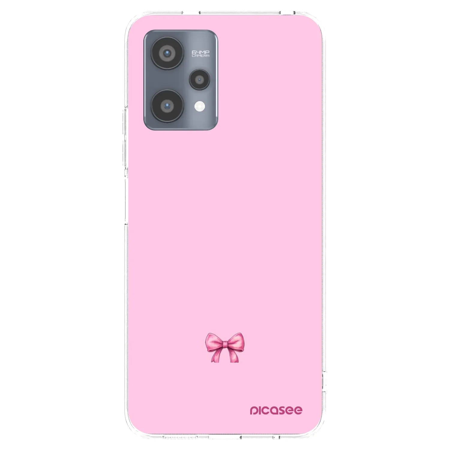 Picasee silikonový průhledný obal pro Realme 9 Pro 5G - Blush bow