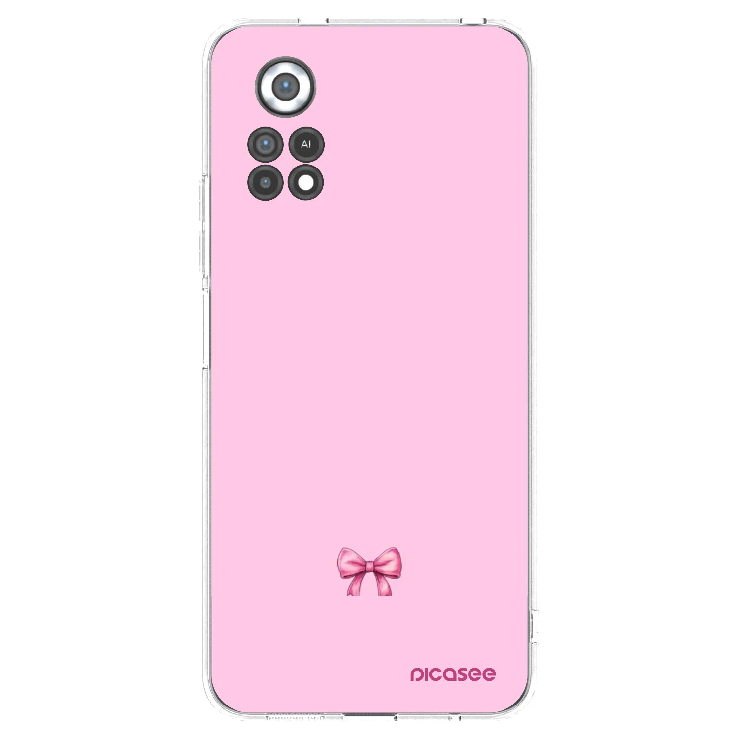 Picasee silikonový průhledný obal pro Xiaomi Poco X4 Pro 5G - Blush bow