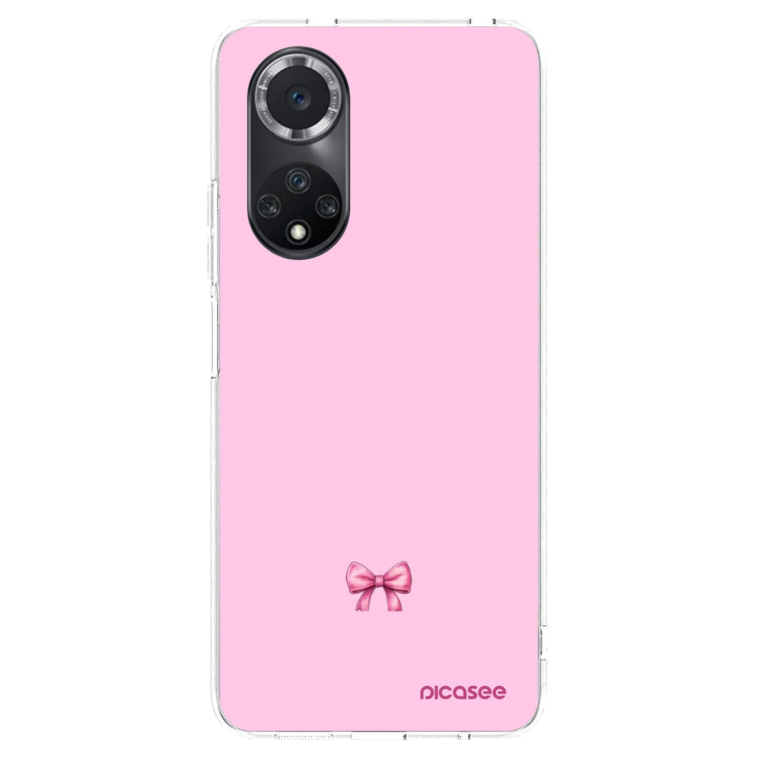 Picasee silikonový průhledný obal pro Huawei Nova 9 SE - Blush bow