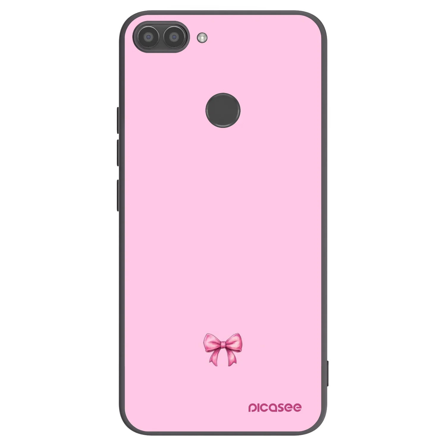 Picasee silikonový černý obal pro Huawei P Smart - Blush bow