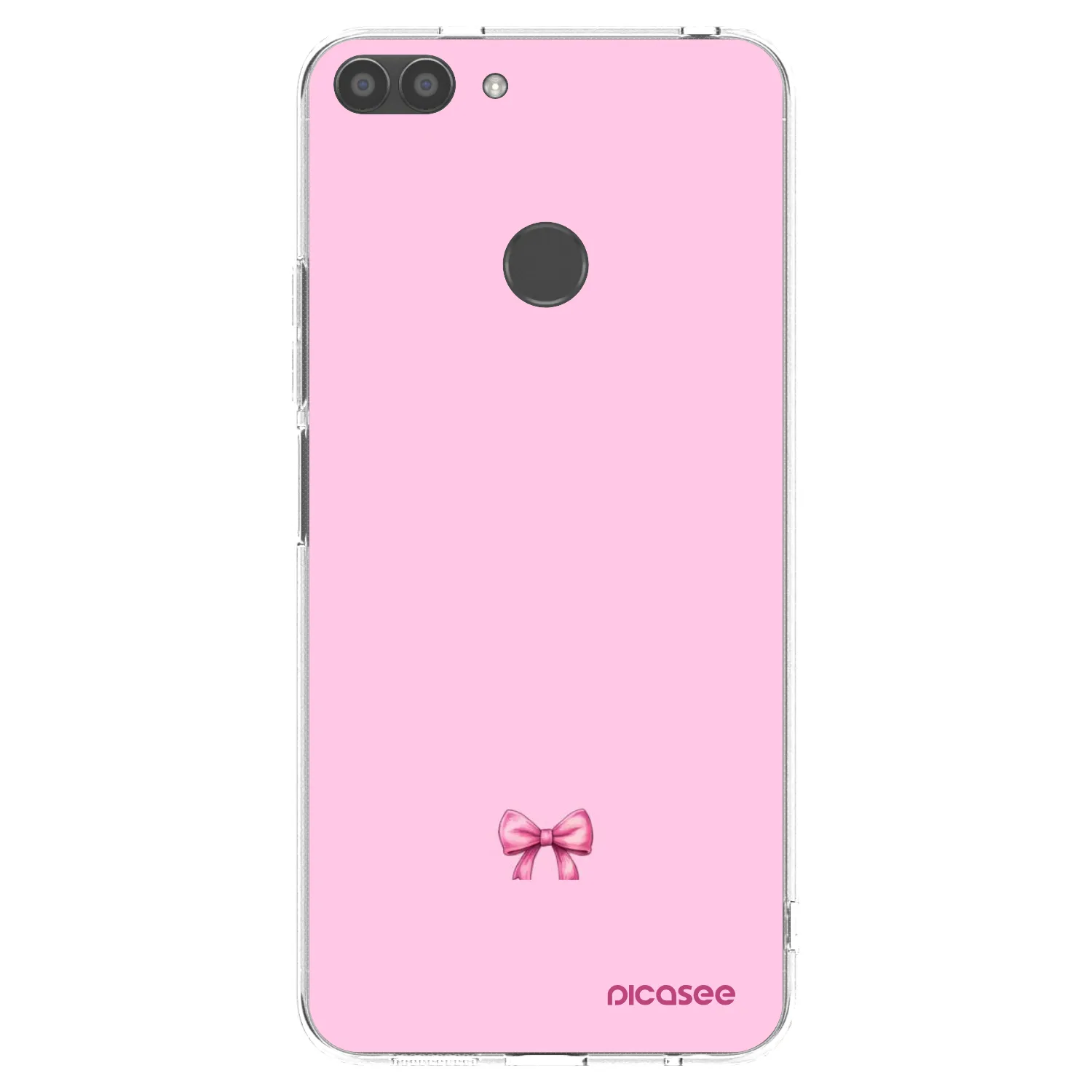 Picasee silikonový průhledný obal pro Huawei P Smart - Blush bow