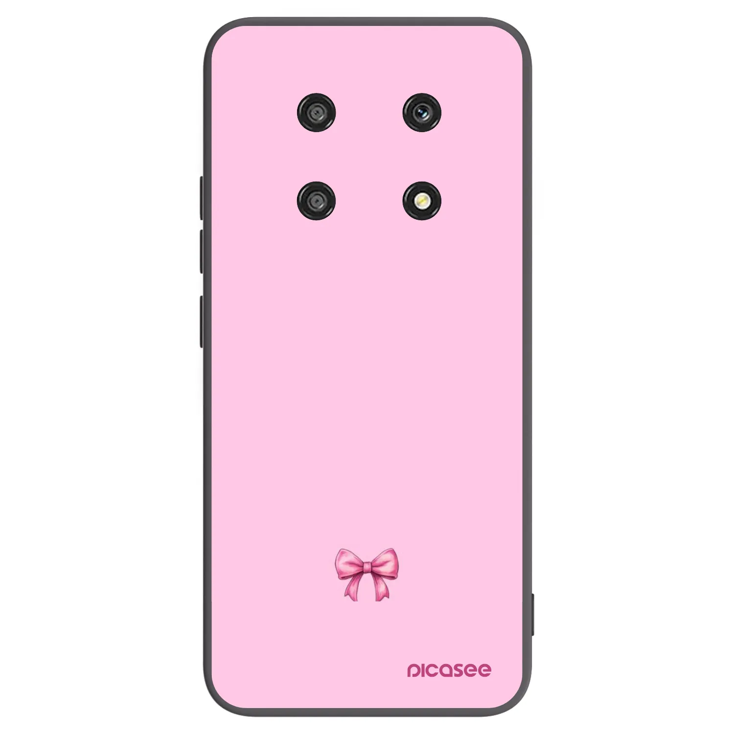 Picasee silikonový černý obal pro Honor Magic4 Lite 5G - Blush bow