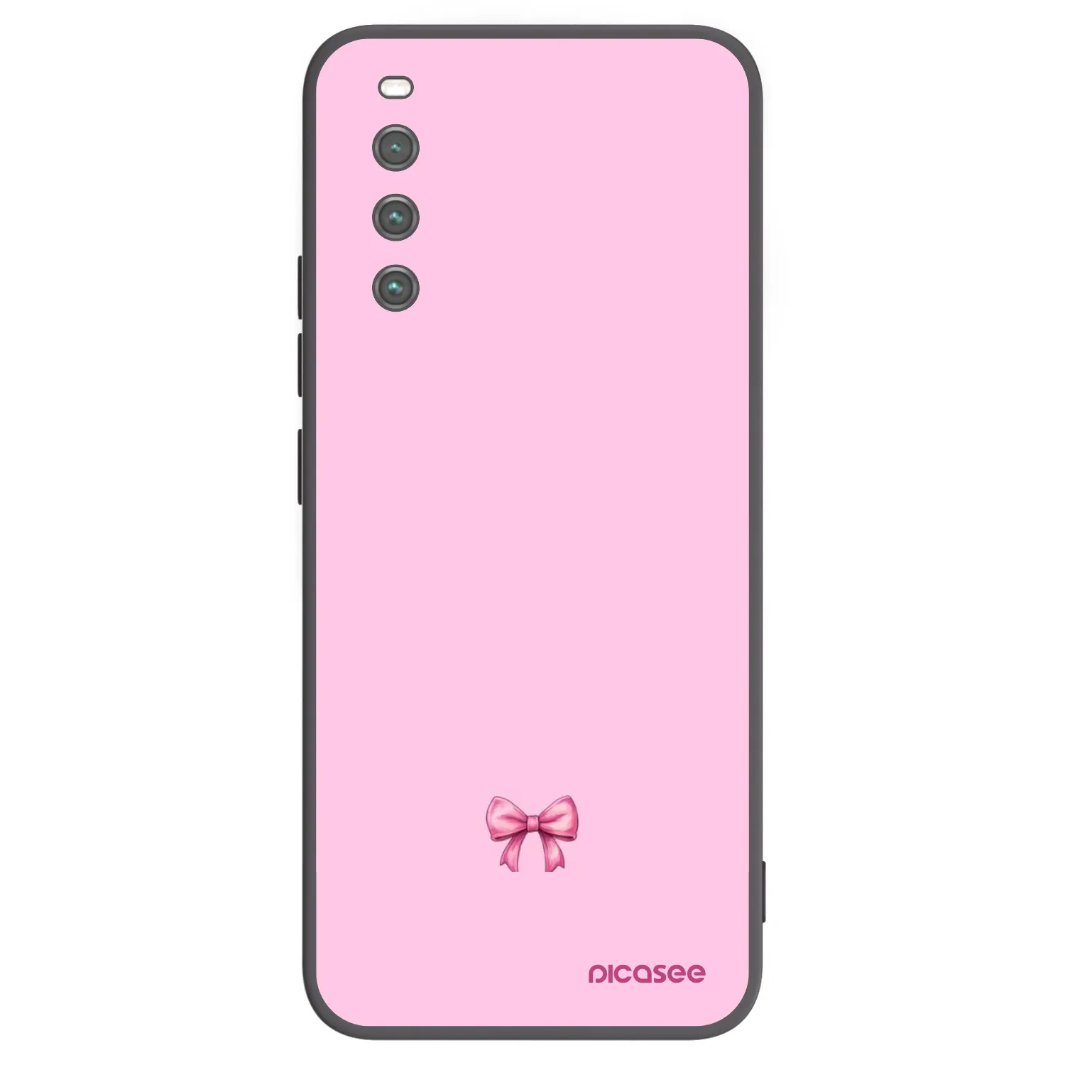 Picasee silikonový černý obal pro Sony Xperia 10 IV 5G - Blush bow