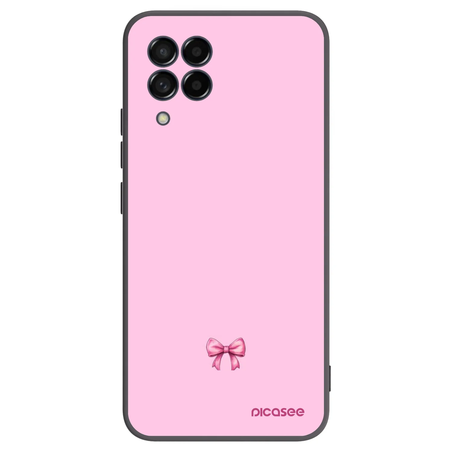 Picasee silikonový černý obal pro Samsung Galaxy M53 5G - Blush bow