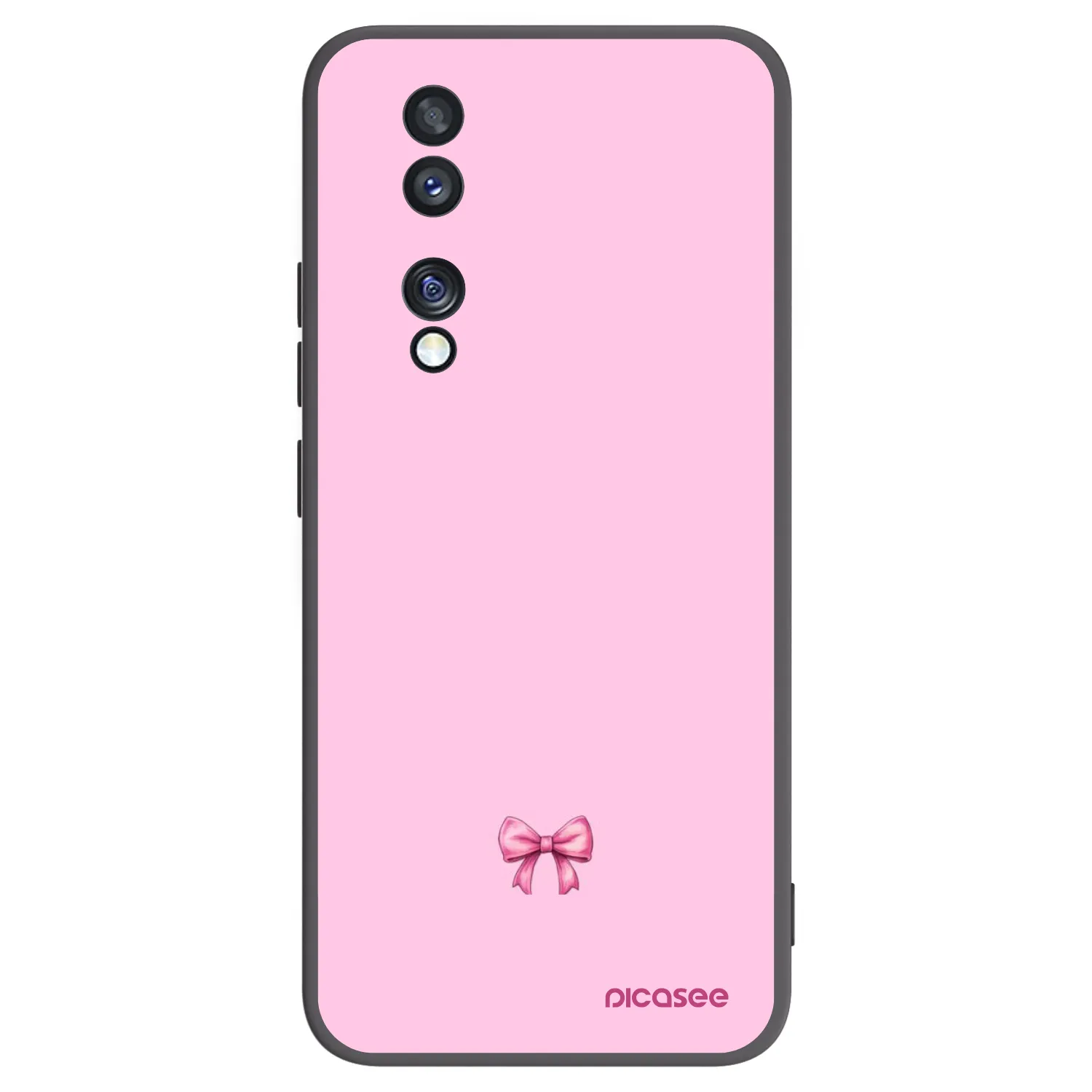 Picasee silikonový černý obal pro Honor 70 - Blush bow