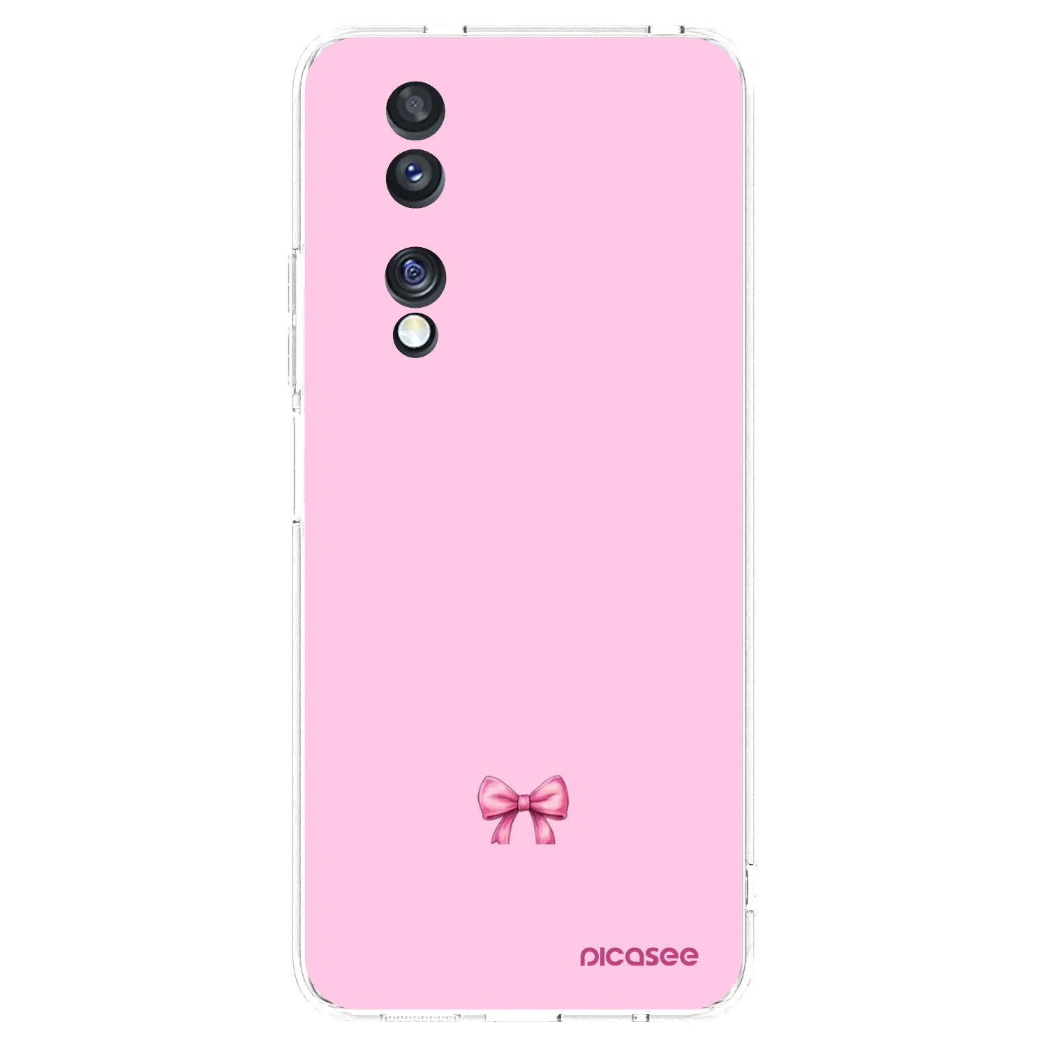 Picasee silikonový průhledný obal pro Honor 70 - Blush bow