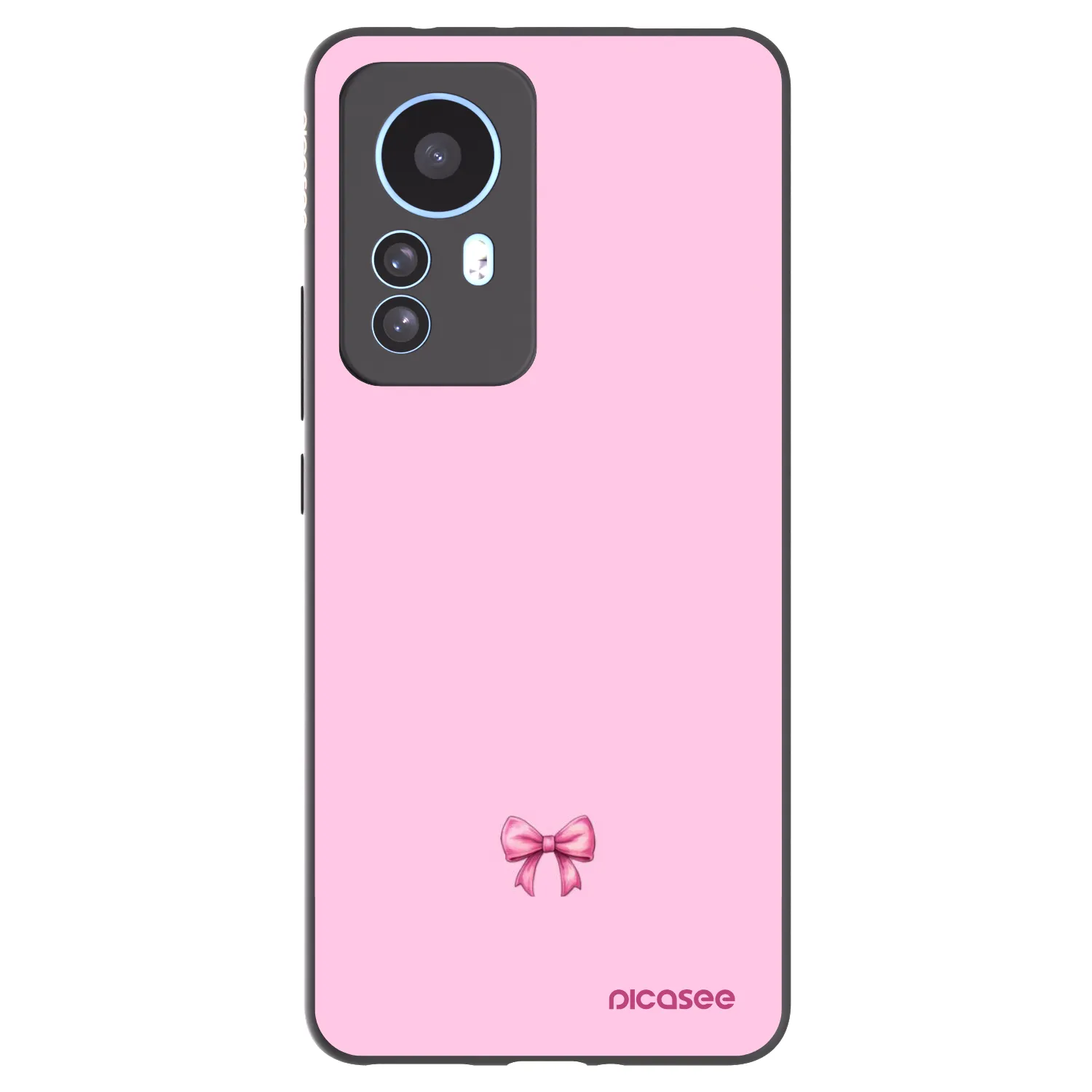 Picasee silikonový černý obal pro Xiaomi 12T Pro - Blush bow