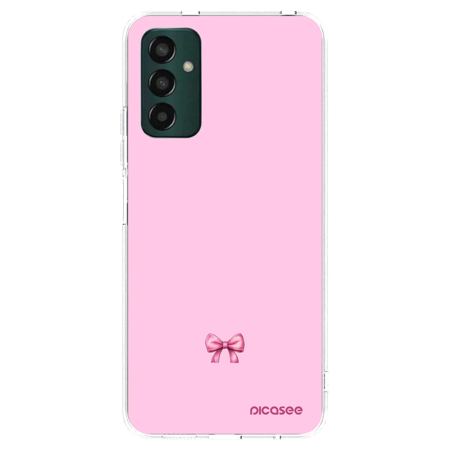 Picasee silikonový průhledný obal pro Samsung Galaxy M23 5G - Blush bow