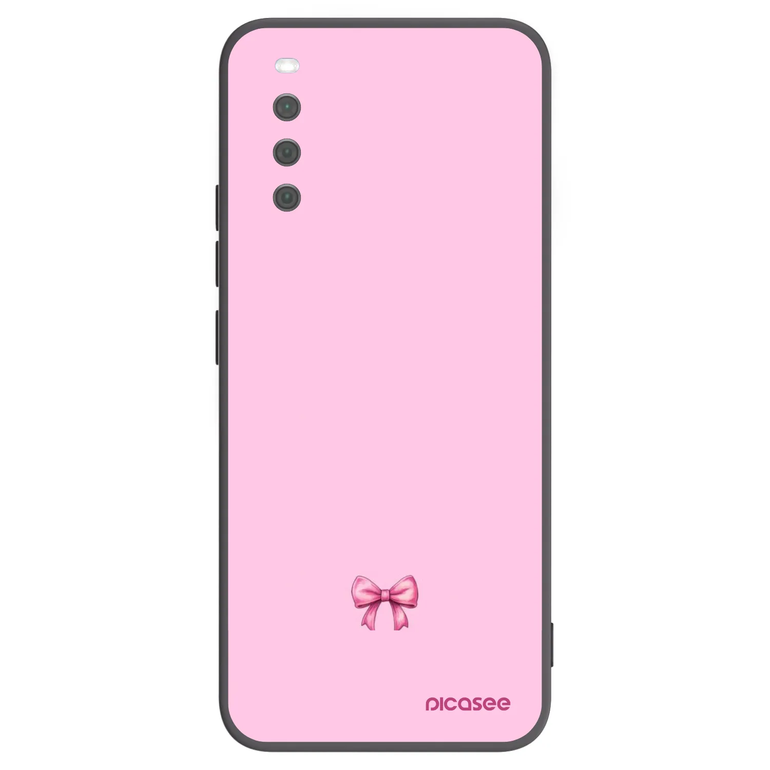 Picasee silikonový černý obal pro Sony Xperia 10 III - Blush bow