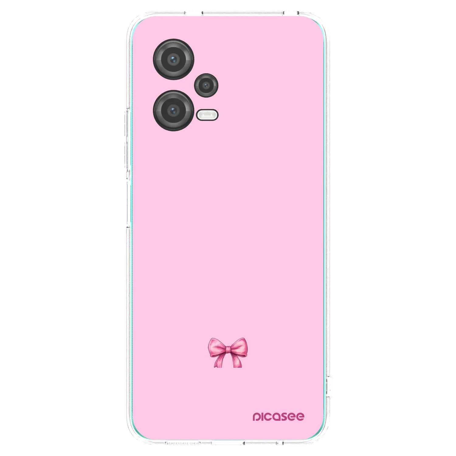 Picasee silikonový průhledný obal pro Xiaomi Poco X5 - Blush bow