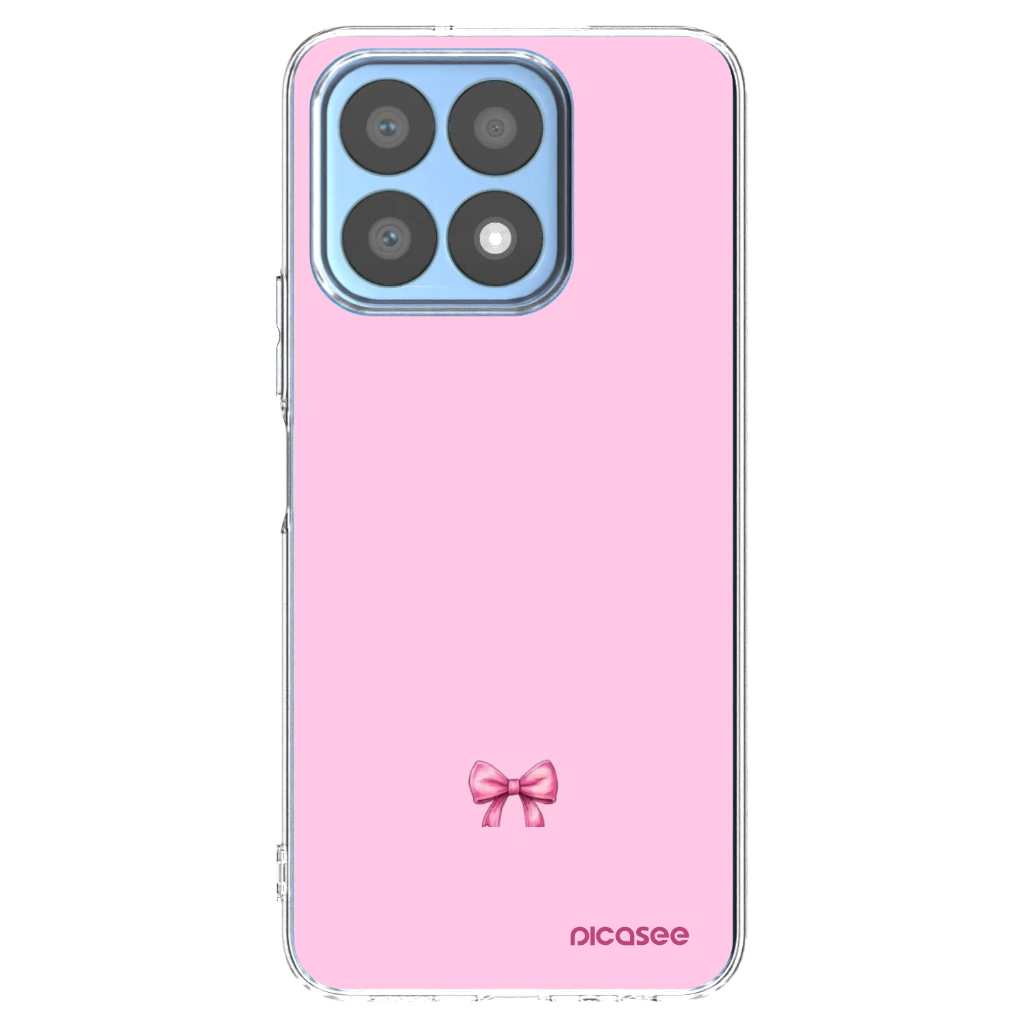 Picasee silikonový průhledný obal pro Honor X8a - Blush bow
