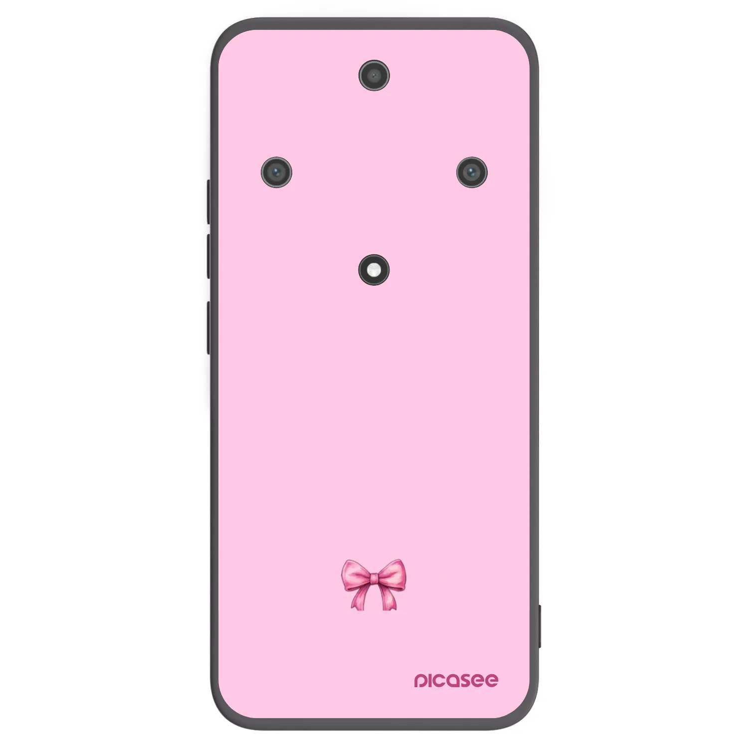 Picasee silikonový černý obal pro Honor Magic5 Lite 5G - Blush bow