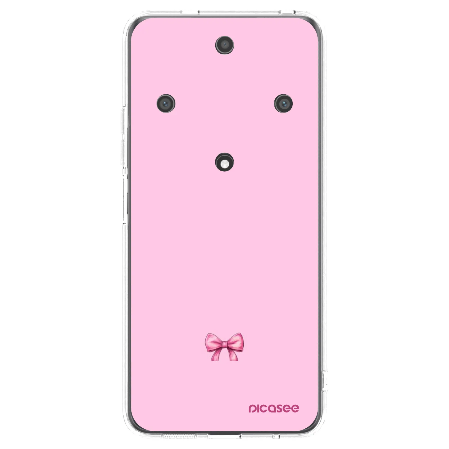 Picasee silikonový průhledný obal pro Honor Magic5 Lite 5G - Blush bow