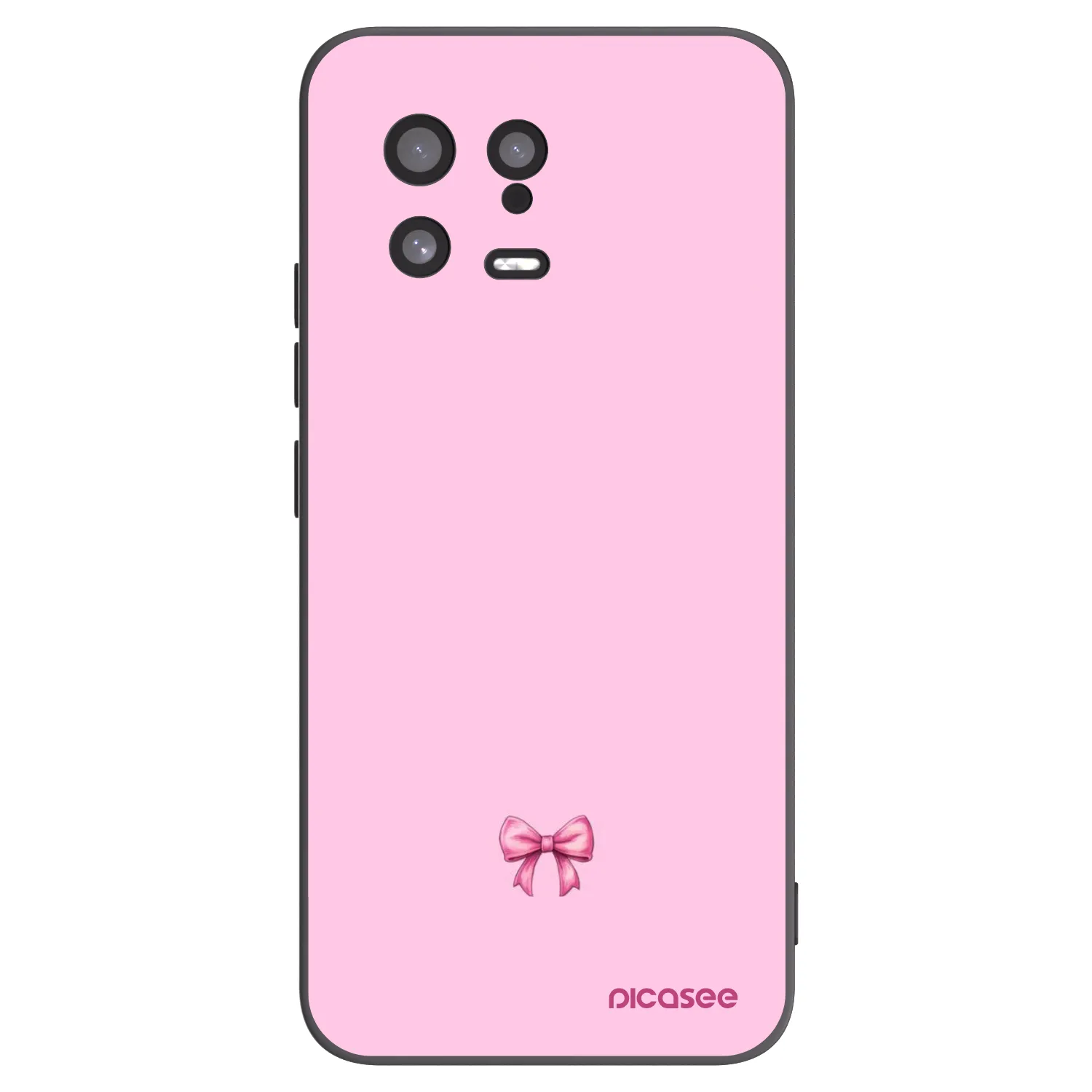 Picasee silikonový černý obal pro Xiaomi 13 - Blush bow