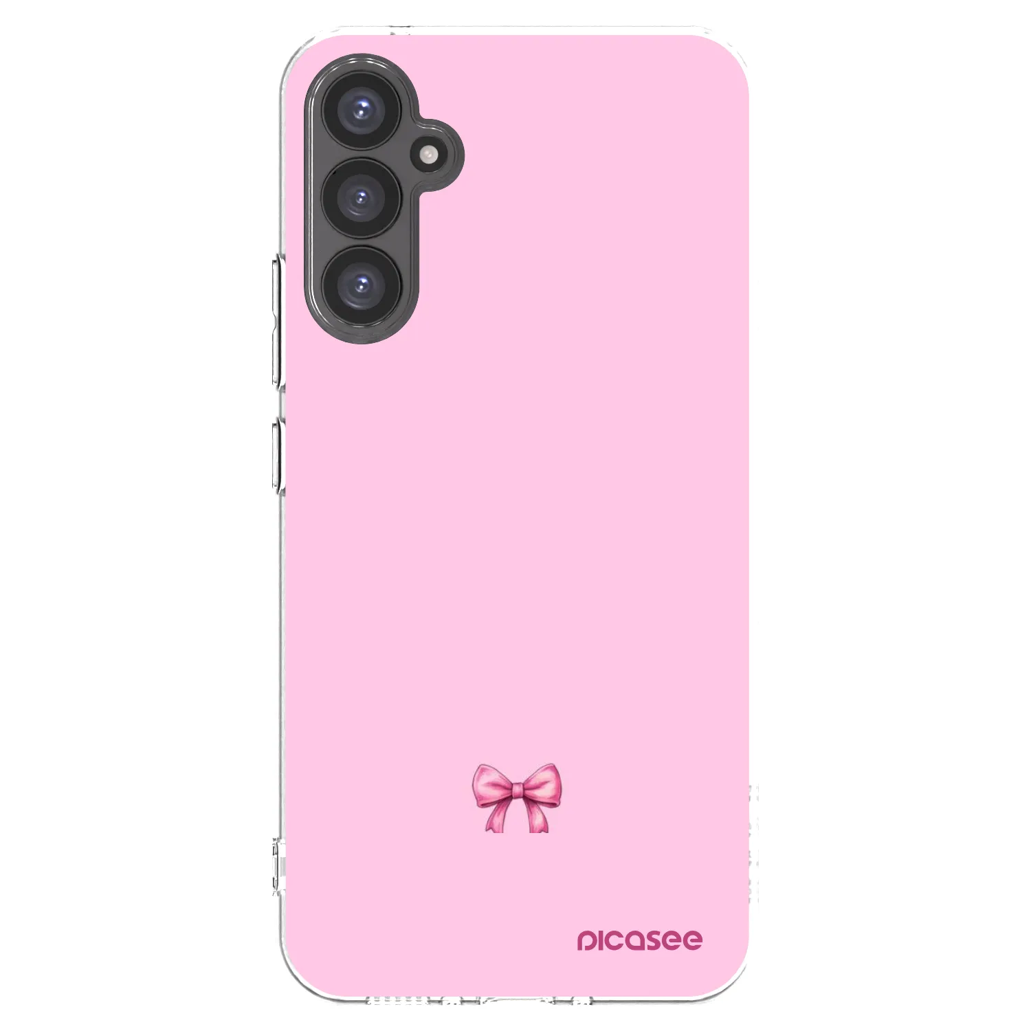 Picasee silikonový průhledný obal pro Samsung Galaxy A34 5G A346B - Blush bow